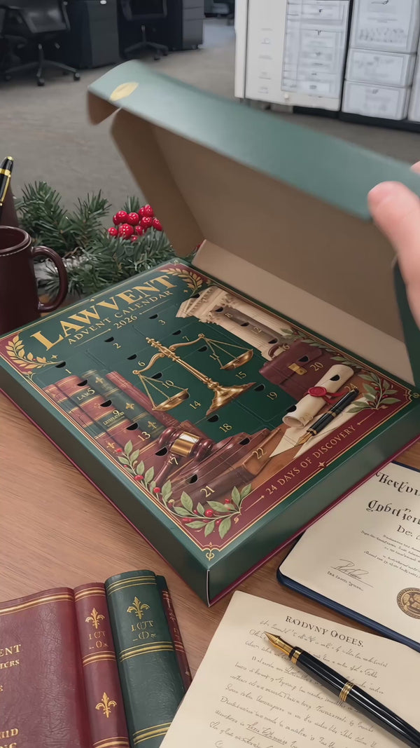 Unboxing the Lawvent Advent Calendar